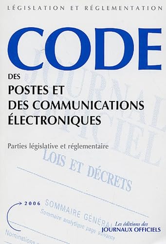 9782110762290: Code des postes et communications lectroniques