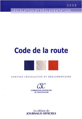 Stock image for Code de la route - Brochure 20017/textes mis a jour au 8 septembre 2008 for sale by medimops