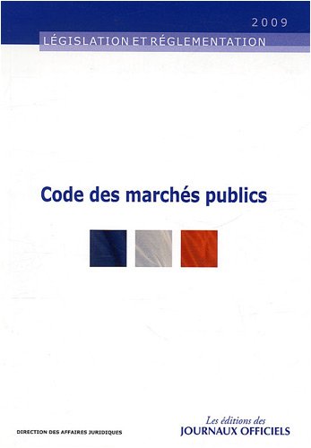 9782110764720: Code des marchs publics - Brochure 20010