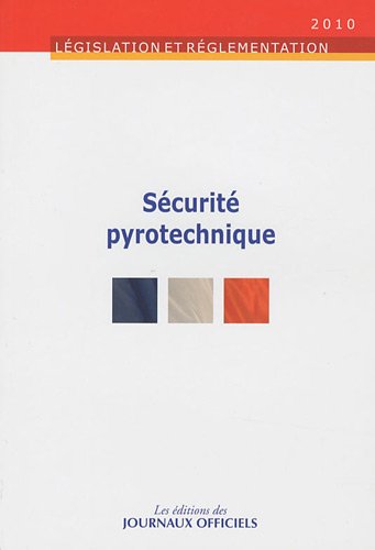 9782110765246: Scurit pyrotechnique n 1196 2011