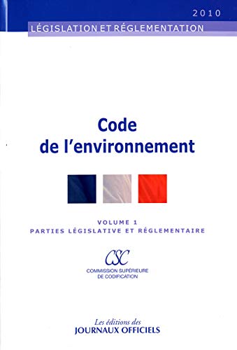 9782110765598: CODE DE L'ENVIRONNEMENT T1+T2 N20047 2010 2V (CODES)