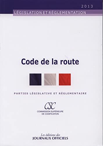 Imagen de archivo de Code de la route Journaux officiels a la venta por BIBLIO-NET