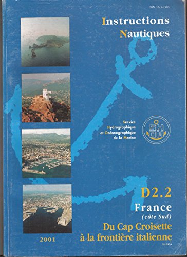 9782110882936: Carte marine : Instruction nautique du Cap Croisette-Frontire Italienne