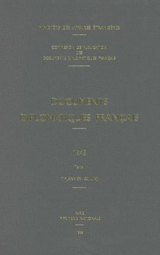 9782110891464: Documents diplomatique franais, 1945, tome 1 (1er janvier - 30 juin)