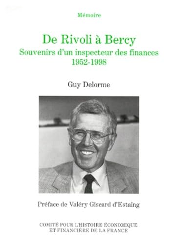 9782110909435: De Rivoli  Bercy: Souvenirs d'un inspecteur des finances, 1952-1998