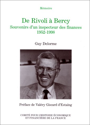 9782110909435: de rivoli  bercy, souvenirs d'un inspecteur des finances, 1952-1998