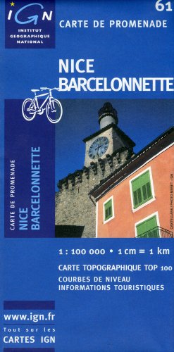 Imagen de archivo de Nice / Barcelonnette, 061 (IGN Top 100) (French Edition) a la venta por Lot O'Books