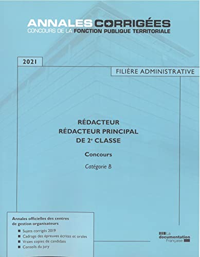 Stock image for Rdacteur - Rdacteur principal de 2me classe 2021: Concours externe, interne et 3e concours - Catgorie B for sale by medimops