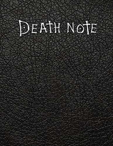 

Death Note Notebook with rules: Death Note With Rules - Death Note Notebook inspired from the Death Note movie (Paperback or Softback)