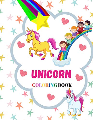 Beispielbild fr Unicorn Coloring Book: Fun and Adorable Designs For Boys and Grils; For Kids 4-8 zum Verkauf von Revaluation Books