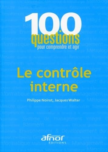 Stock image for Le contrle interne for sale by Gallix