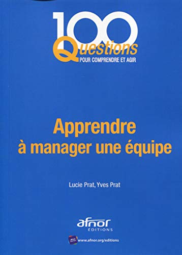 9782124654789: Apprendre  manager une quipe