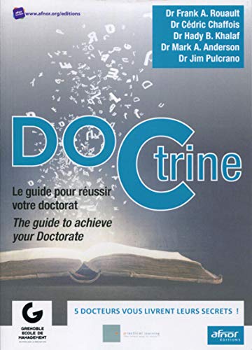 Beispielbild fr DOCtrine: Le guide pour russir votre doctorat zum Verkauf von Ammareal