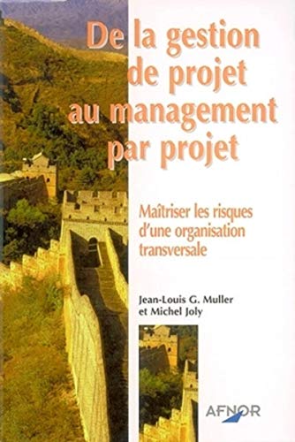 Beispielbild fr De la gestion de projet au management par projet : Matriser les risques d'une organisation transversale zum Verkauf von medimops