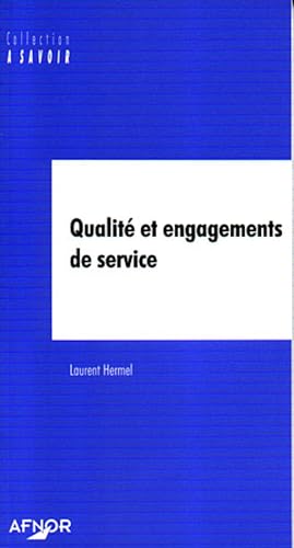 Stock image for Qualit et engagements de service for sale by Ammareal