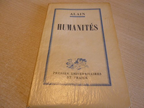 HumanitÃ©s, 1Ã¨re Ã©dition (9782130254720) by Alain