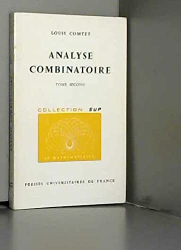 Beispielbild fr Analyse combinatoire, tome 2 zum Verkauf von Ammareal