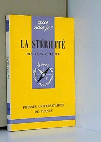 9782130319429: La strilit-que sais je ? n961