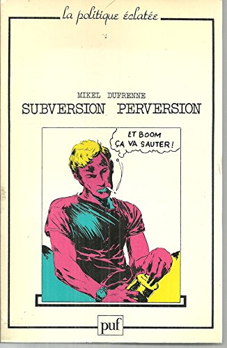 9782130353508: Subversion-perversion