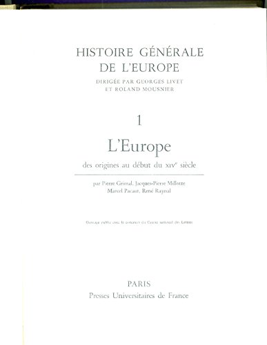 Stock image for Histoire gnrale de l'Europe for sale by medimops