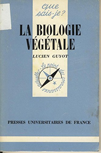 Stock image for La biologie vgtale for sale by medimops