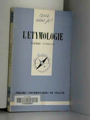 Stock image for L'tymologie. 4e dition for sale by Librairie La MASSENIE  MONTOLIEU