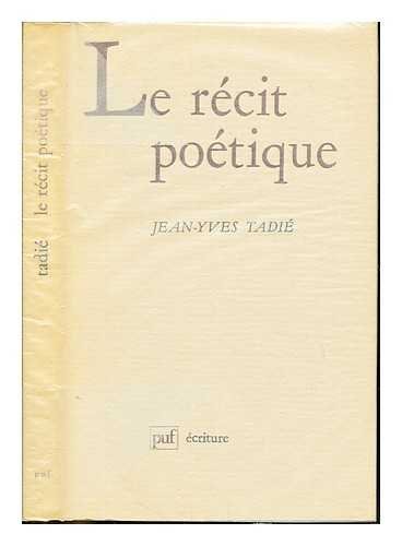 9782130356981: Recit poetique (le)