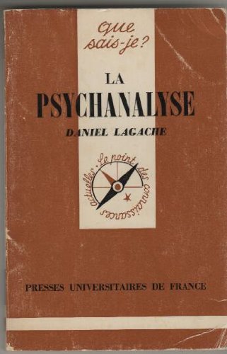 Stock image for Psychanalyse (la) for sale by Des livres et nous