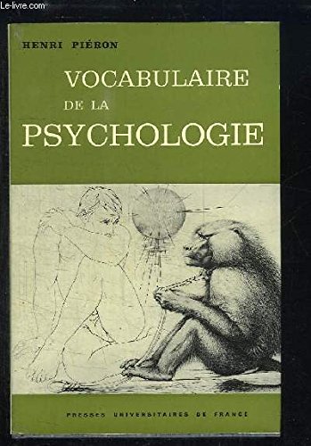 Imagen de archivo de Vocabulaire de la psychologie a la venta por Ammareal