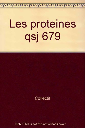 Stock image for Les protines. for sale by Loc Simon