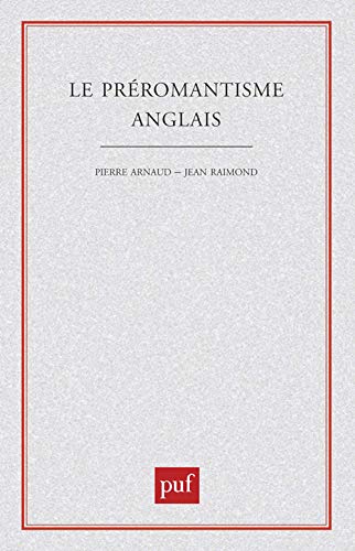 9782130363019: Le prromantisme anglais