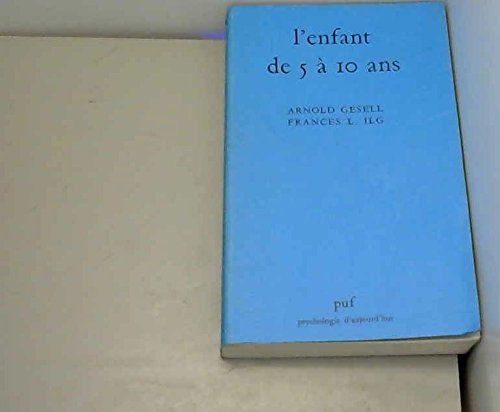 Beispielbild fr Enfant de 5 a 10 Ans (l') zum Verkauf von Ammareal
