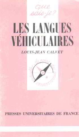 Imagen de archivo de Les Langues Vehiculaires a la venta por Anybook.com