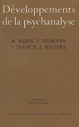 Beispielbild fr Dveloppements de la psychanalyse zum Verkauf von LE PIANO-LIVRE
