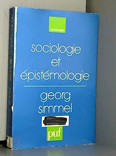 Sociologie et epistemologie (9782130369172) by Simmel Georg