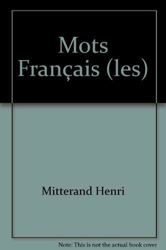 Beispielbild fr Mots Franais (les) zum Verkauf von medimops