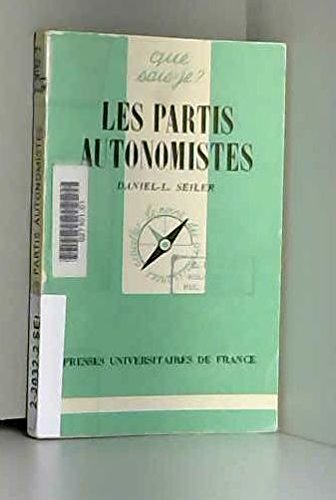 9782130373285: Partis autonomistes (les)