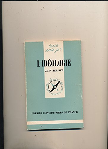 Stock image for L'idologie for sale by Ammareal