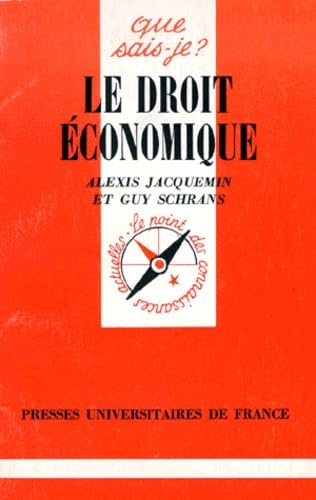 Imagen de archivo de Le droit conomique a la venta por Des livres et nous