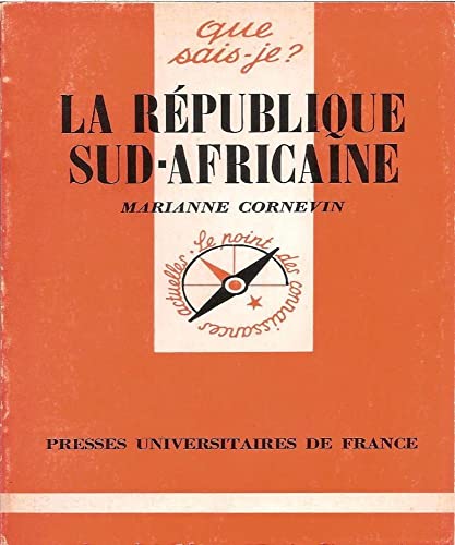 Beispielbild fr LA REPUBLIQUE SUD-AFRICAINE zum Verkauf von Bibliofolie