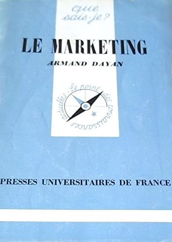 Beispielbild fr Le marketing. 3e dition mise  jour zum Verkauf von Librairie La MASSENIE  MONTOLIEU