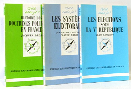 Stock image for Les lections sous la Ve Rpublique for sale by Librairie La MASSENIE  MONTOLIEU