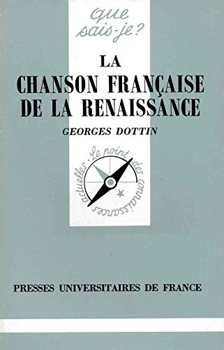 Beispielbild fr La Chanson Francaise De La Renaissance zum Verkauf von Anybook.com