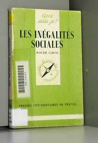Stock image for Les ingalits sociales. 1e dition for sale by Librairie La MASSENIE  MONTOLIEU