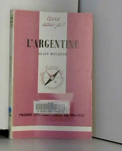 Beispielbild fr L'Argentine. 1e dition zum Verkauf von Librairie La MASSENIE  MONTOLIEU