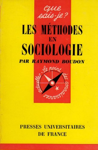 Stock image for LES METHODES EN SOCIOLOGIE for sale by Bibliofolie