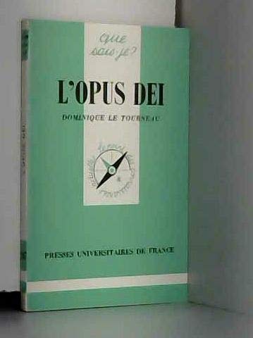 Imagen de archivo de L'Opus Dei a la venta por medimops