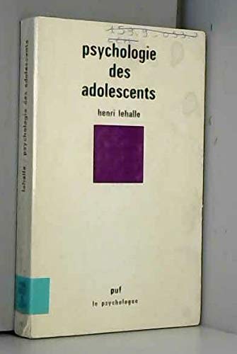 Imagen de archivo de Psychologie des adolescents a la venta por Ammareal