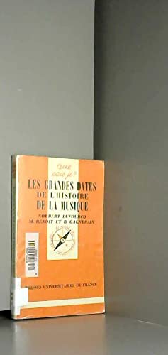 Beispielbild fr Les Grandes dates de l'histoire de la musique zum Verkauf von medimops
