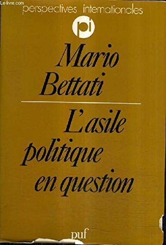 9782130390305: L'Asile politique en question: Un statut pour les rfugis